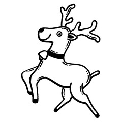 svg christmas easy doodle element set