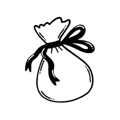 svg christmas easy doodle element set