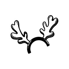 svg christmas easy doodle element set