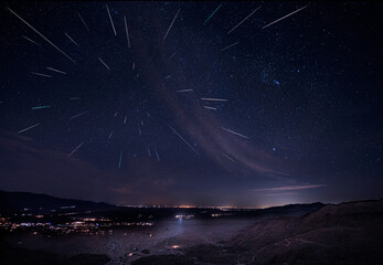 Gemini meteor shower 2023 at the desert lookout