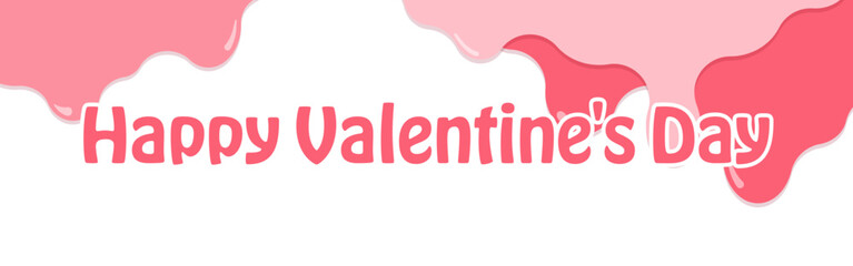 フレーム素材_垂れた液体_ピンク