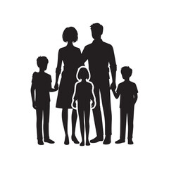 A Glimmer of Unity: Minimallest Family Silhouette in Subdued Form
