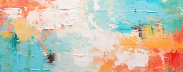 abstract of colorful paint multicolored art