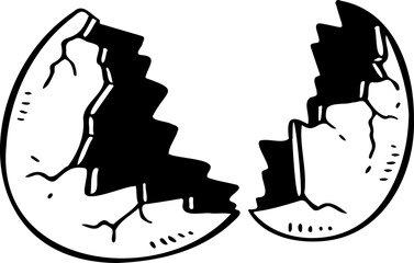 cute cartoon egg illustration.