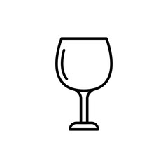 Glass icons, drink minimalist vector illustration ,simple transparent graphic element .Isolated on white background
