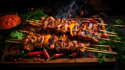 Thai Food On Skewers
