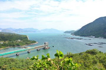 Fototapeta na wymiar Beautiful Scenery of Lamma Island, Hong Kong