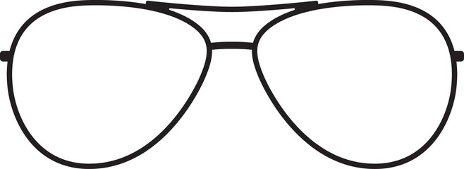 Frame Sunglasses Illustration