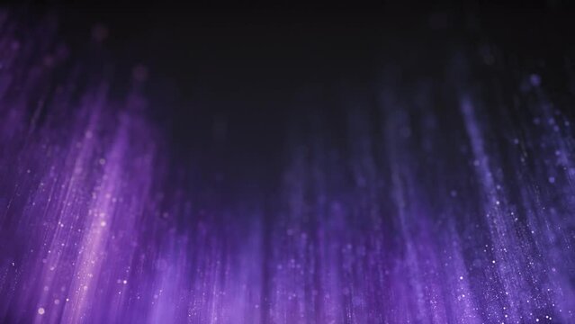 4K Motion Flying Through Glittering Particles - Purple Version, Loopable - Abstract Background