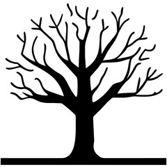flat tree icon 