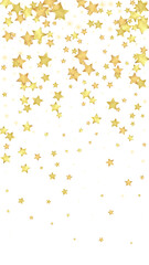 Magic stars vector overlay.  Gold stars scattered