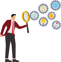 Search Financial Wealth Arrow symbol