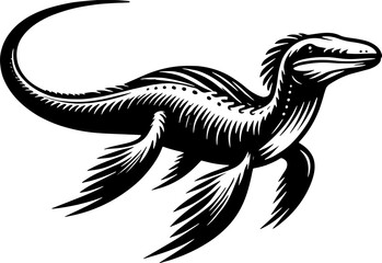 Obraz premium Pliosaur icon 13