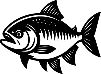 Piranha fish icon 1