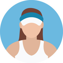 girl. sports icon vector, sports icon png, sports symbols. athletics, fun, game, exercise, play, physical activity, basketball and pong racket vector icon design.