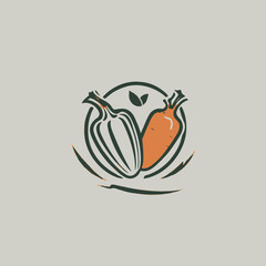 Vegetables Logo EPS Format Very Cool Design