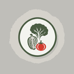 Vegetables Logo EPS Format Very Cool Design