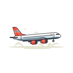 Airplane icon, AI generated Image