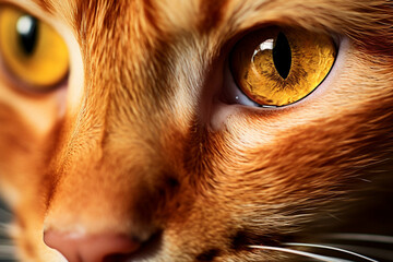 Picture of a brown fluffy cat.