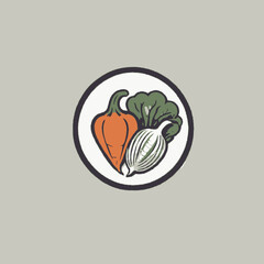 Vegetables Logo EPS Format Very Cool Design