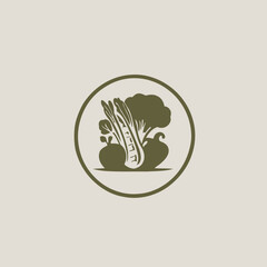 Vegetables Logo EPS Format Very Cool Design