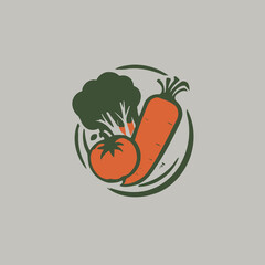 Vegetables Logo EPS Format Very Cool Design