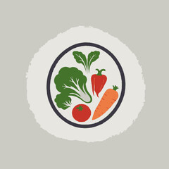 Vegetables Logo EPS Format Very Cool Design