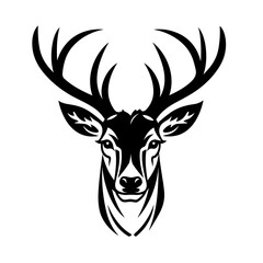 Deer Head Vector PNG Illustration for Creative Logo Design