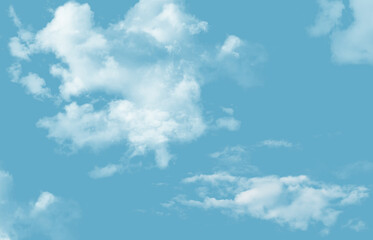 Fantastic blue sky. Marvelous clouds