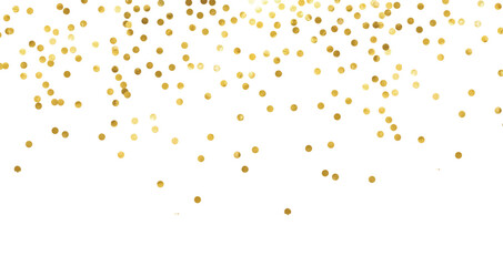 Gold glitter background polka dot vector illustration
 - obrazy, fototapety, plakaty