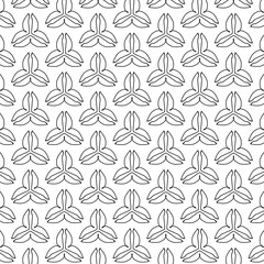 Pattern, fabric, seamless, abstract background, black and white, hand drawn, textile, clothing, apparel, packaging, etc.