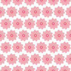 Floral background. Vector seamless pattern of peonies on a transparent layer. © Ирина Горелова