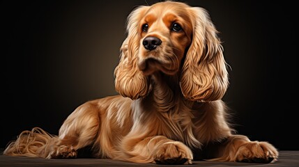 Naklejka premium cocker spaniel puppy