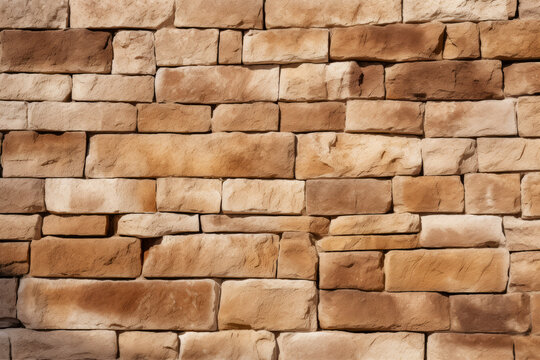 Muro antiguo de ladrillos de piedra.
