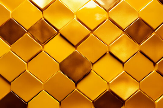 Fondo de rombos dorados.