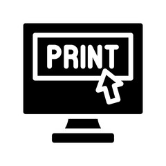 print glyph icon