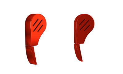 Red Rib eye steak icon isolated on transparent background. Steak tomahawk. Piece of meat.