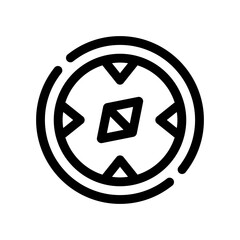 compass line icon