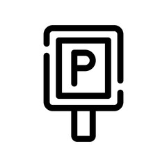 parking line icon