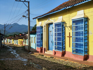 View at the colonial town of Trinidad on Cuba