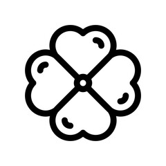 clover line icon