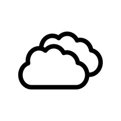 cloud line icon