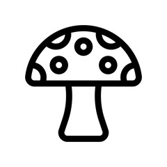 Obraz premium mushroom line icon