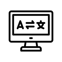 translation line icon