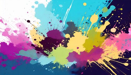 Fototapeta na wymiar colorful splashes background wallpaper
