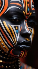 Beyond Boundaries: Minimalist Photography of a Gorgeous Afro Alien Female - An Extraterrestrial Portrait Blending Innovation and Elegance, Embracing Afrofuturism and Celebrating the Visual Power of Di