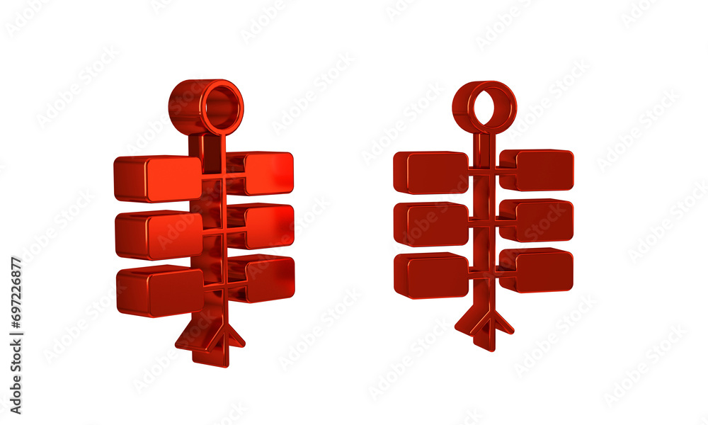 Poster red firework icon isolated on transparent background. concept of fun party. explosive pyrotechnic sy