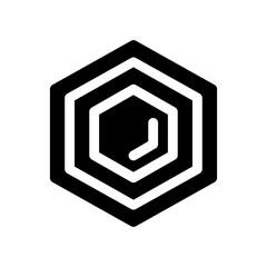 honeycomb glyph icon