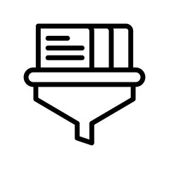 filter line icon