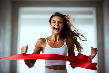 Fitness, winner-the winner is a woman